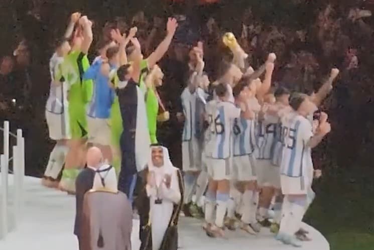 Soccer — World Cup champions celebration