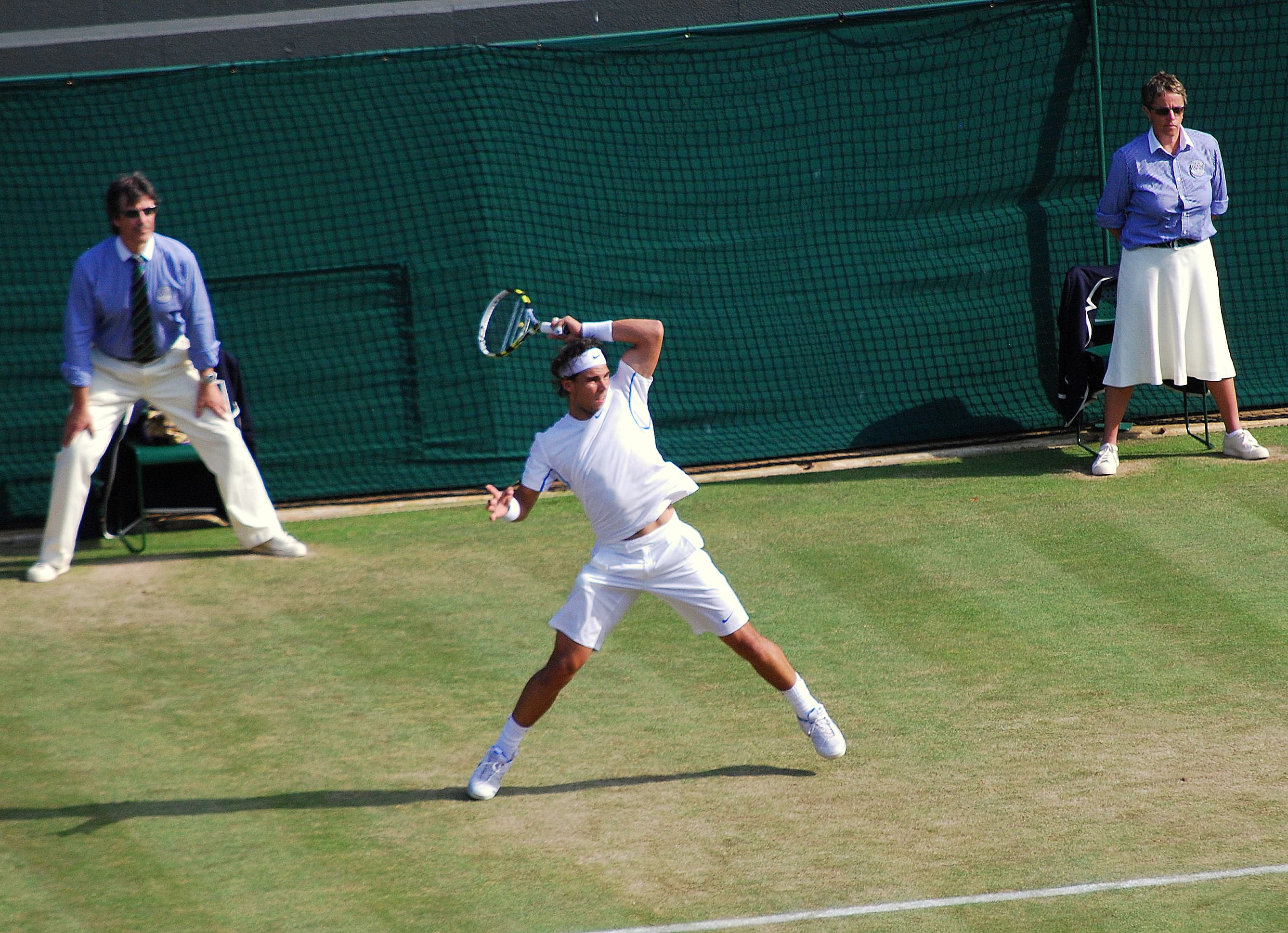 Tennis — Wimbledon match action